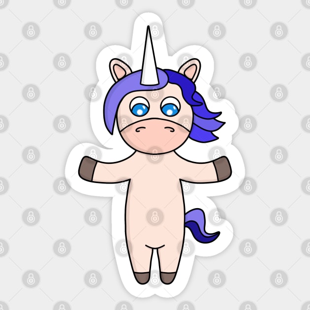 Adorable little unicorn Sticker by DiegoCarvalho